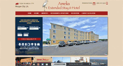 Desktop Screenshot of ameliaextendedstay.com